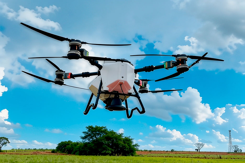 Sensoriamento e Pulverização com Drones
